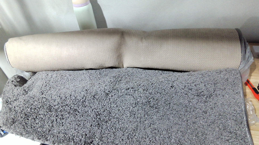 Alfombra de área de gran tamaño color gris – 5 x 11 pies, para interiores, resistente a las manchas y a la decoloración perfecta
