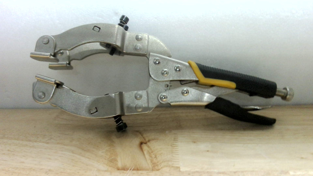 Tenaza de Soldadura Moxweyeni 27.9cm, Tubo Redondo Servicio Pesado, Acero Alto Carbono, 5-8.9cm, Metal, Industrial, Bricolaje (Copia)