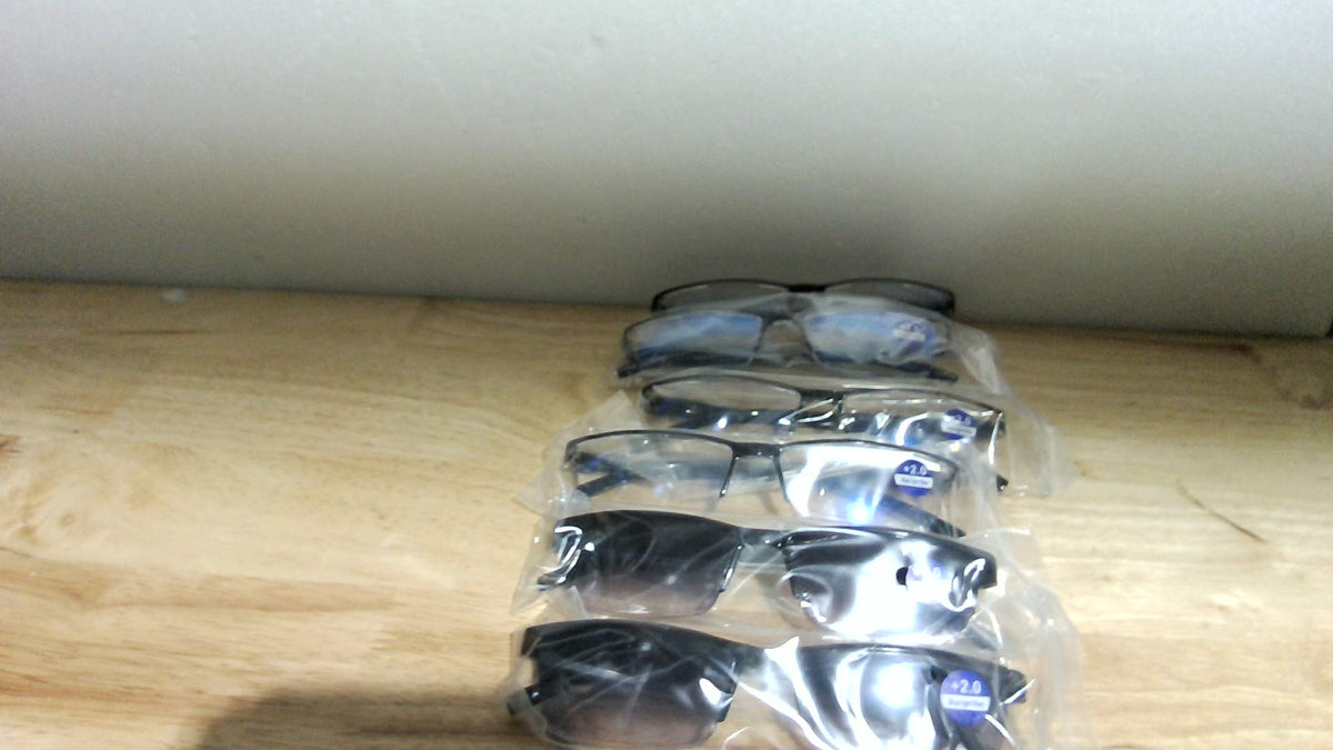 Gafas de Lectura Ejecutivas Gaoye 6 Pack para Hombres - Lectores Resistentes con Filtro de Luz Azul - Ajuste Cómodo con Marcos TR90