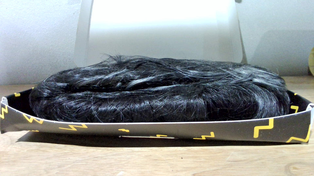 Peluca Corte Pixie DOcute con Flequillo Corta Pixie Ondulada para Mujeres Negras Negra Mezclada Gris Peluca Mujeres