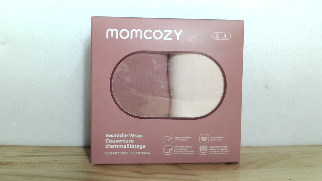 Mantas Envolventes Momcozy para Recién Nacidos, Manta Envolvente de Cierre Silencioso Adecuada para Bebés 0-3 Meses, Saco de Dormir Amigable para Padres Nuevos, Reduce Reflejo de Sobresalto, Esenciales Recién Nacida, Paquete de 2, Floración