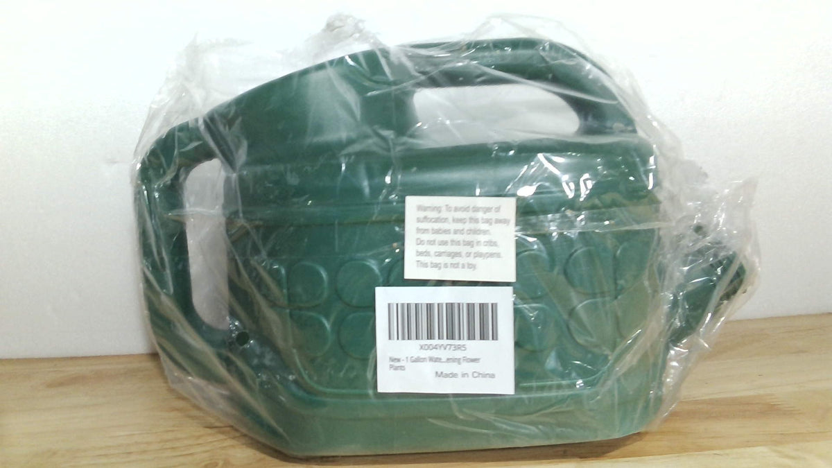 Regadera de 3.8 Litros, Regadera de Jardín Exterior, Regadera con Pico Largo Removible y Cabeza Rociadora Acero Inoxidable, Plástico para Jardín Interior Plantas de Flores