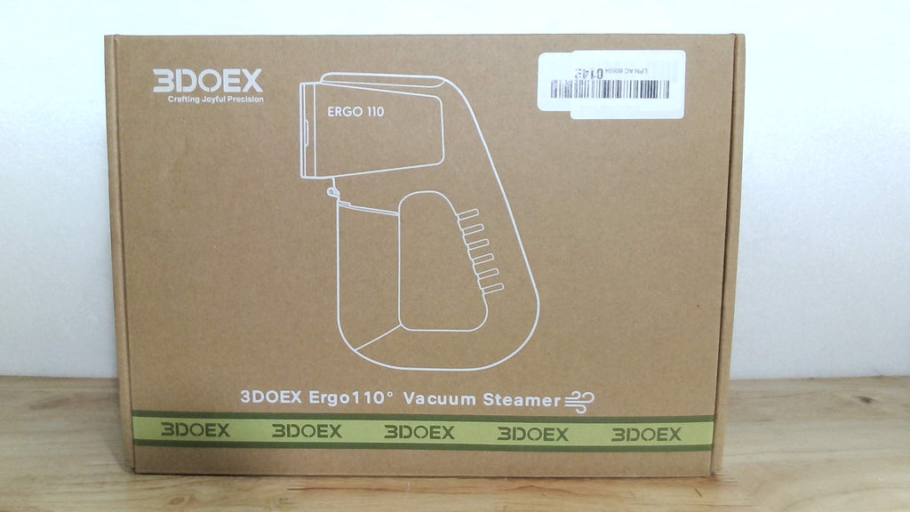 Vaporizador de Ropa 3DOEX Portátil 2 en 1 Succión 2000Pa y 3600Pa Vaporizador de Mano para Viaje, Vaporizador de Prendas con Tanque de Agua de 122 ml (Para 110-120V) (Blanco Perla)
