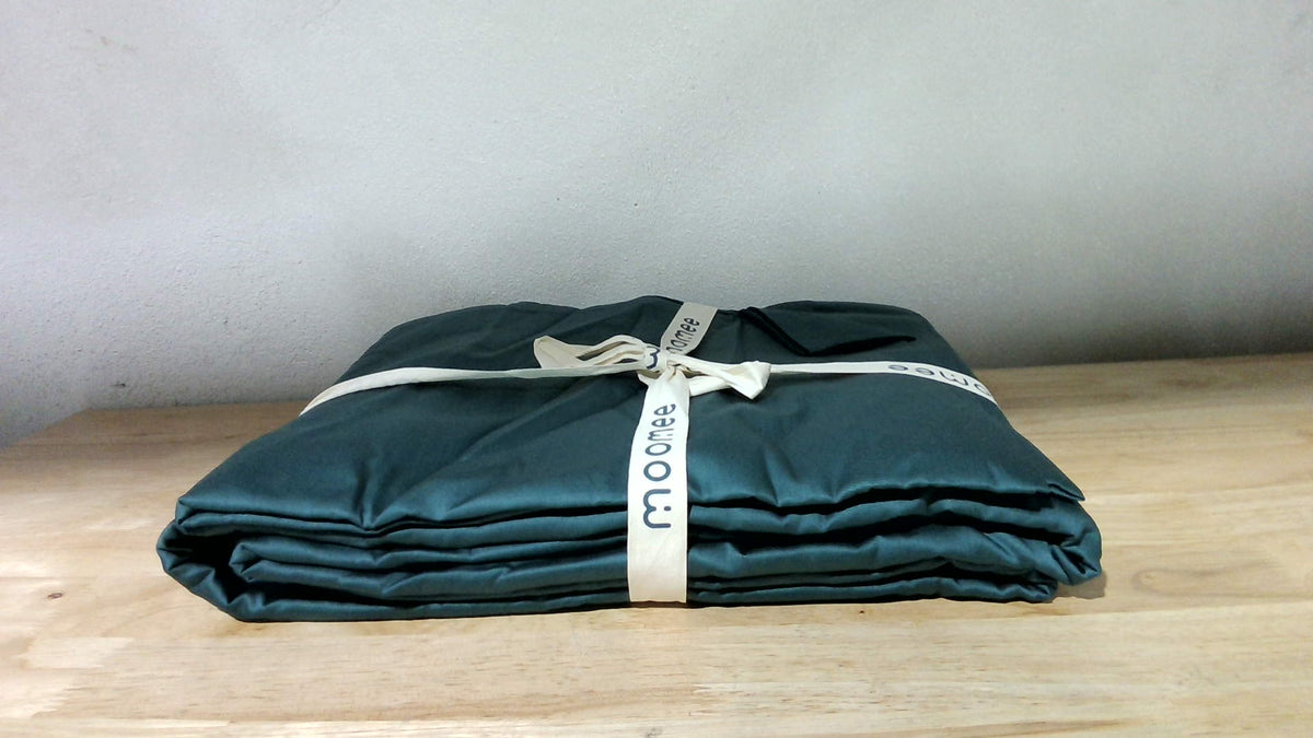 Set de Funda Nordica MooMee King, 100% Algodon de Fibra Extra Larga, Ropa de Cama Refrescante (1 Unidad)
