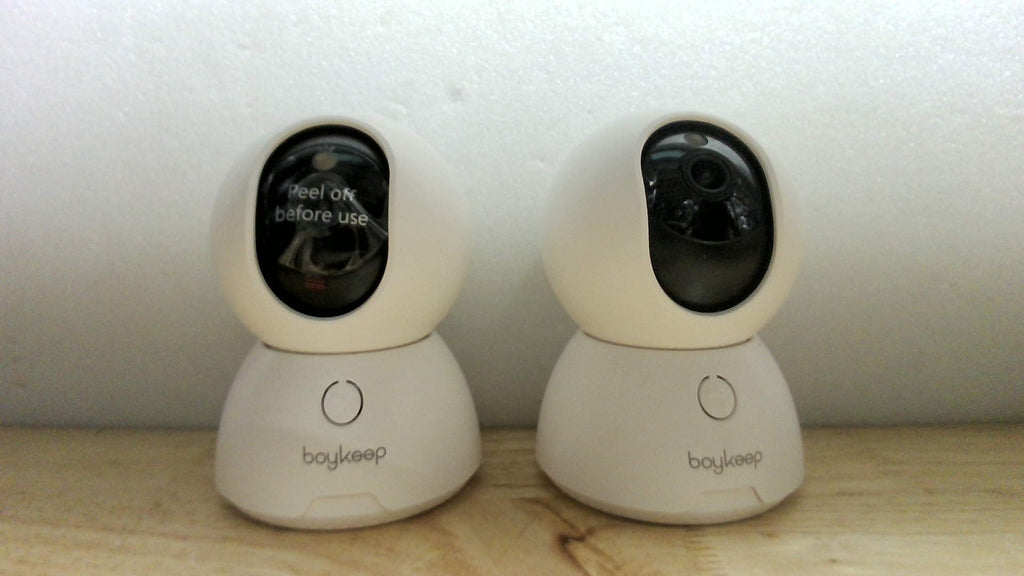 Camaras de Seguridad BoyKeep 2K Pack 2 para Interior con Vision Nocturna App Movil Deteccion de Movimiento Audio Bidireccional y Alexa