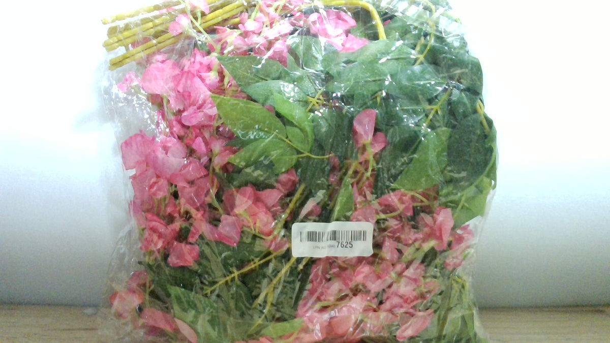 Pack 12 Guirnaldas de Glicinia Artificial Rosa 3.6 Pies Flores de Seda Colgantes para Bodas Fiestas y Decoracion del Hogar