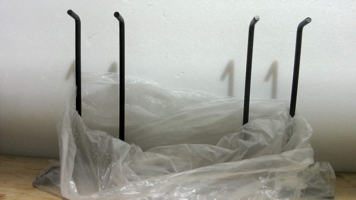 Ganchos para Sillas Plegables y Herramientas de Garaje Pack de 2 - Organizador de Pared Resistente