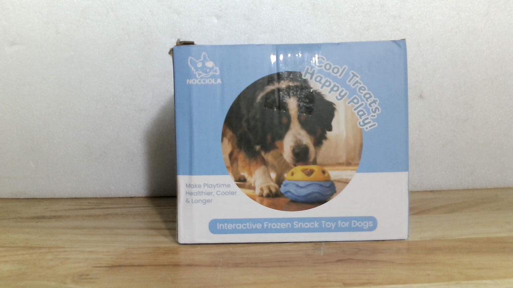 Set Juguete Lamer para Perro Nocciola | Moldes Congelables, Tazón Interactivo de Goma, Alivio de Ansiedad y Entretenimiento