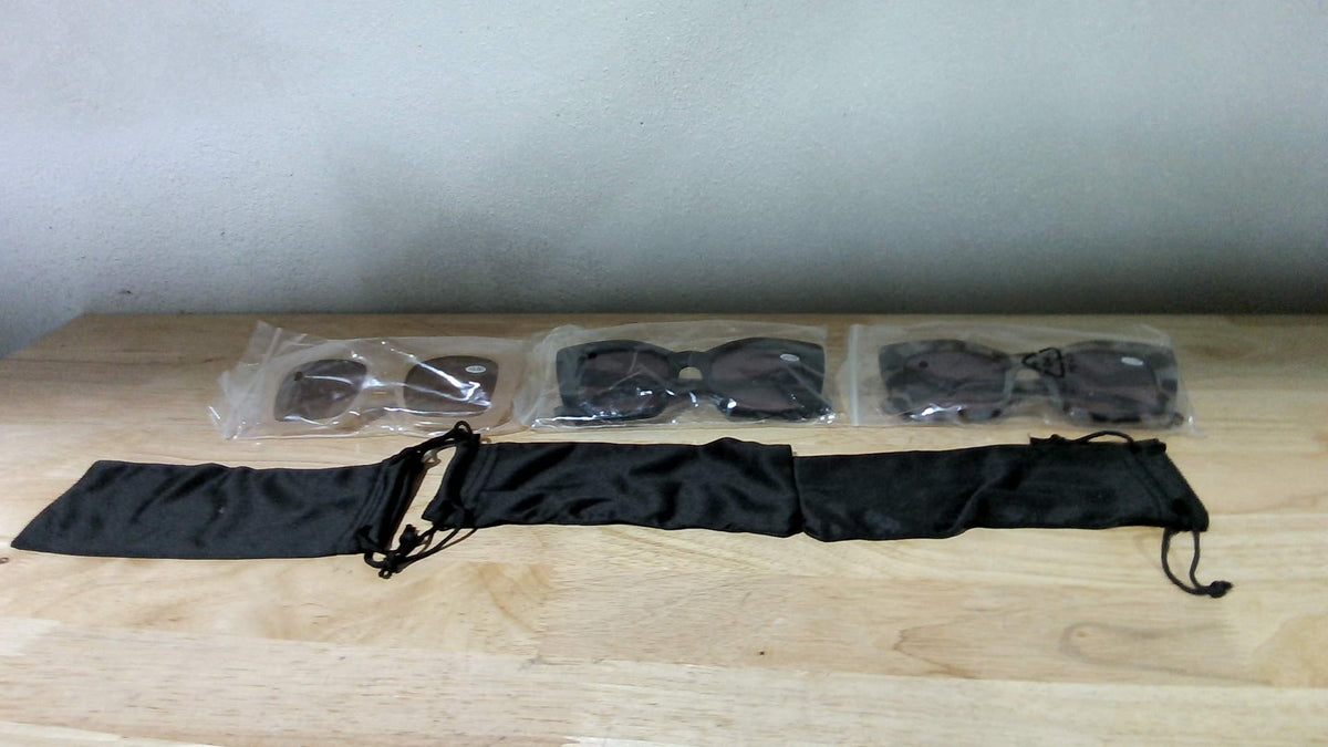 Lentes de Sol Bifocales para Mujer con Bisagra de Resorte, Marco Grande, Pack de 3
