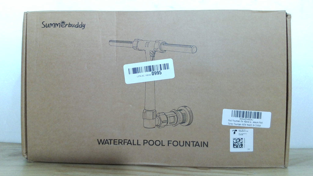 Fuente para Piscina de Doble Aspersión Ajustable | Enfriar y Circular el Agua, Compatible con Piscinas Sobre Tierra y Enterradas