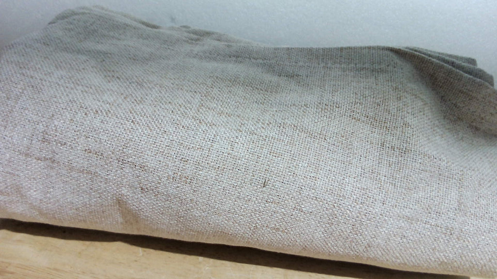 Cortinas Apagaluces de Lino 100% con Ojales – Aislantes Térmicas Beige Natural 132x213cm 2 Paneles | MIULEE
