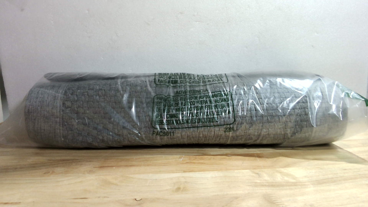 Tapete de Cocina Antideslizante Lavable 17x30 Pulgadas | Alfombra Absorbente Estilo Yute Café