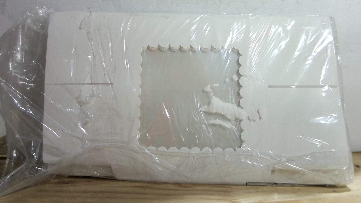 Cajas de Panadería con Ventana Ireer 8"x4"x4" Blancas – Para Galletas, Donas, Muffins y Postres
