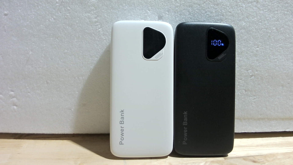 2-Pack Cargador Portátil 10000mAh con Cables Integrados | 4 Salidas, 2 Entradas – Compatible con iPhone y Samsung