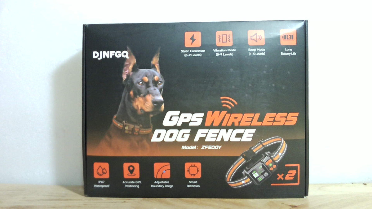 Sistema de Cerca Virtual GPS para Perros – 2 Collares, 2 Modos, Sin Mensualidad, Solo Exterior, Recargable
