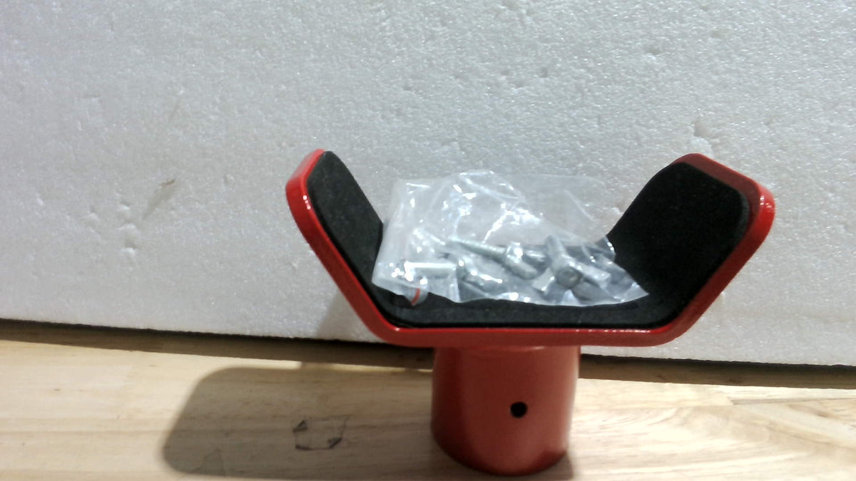 Adaptador de Gato Hidráulico Ajustable con Triple Seguro | Acero 1/4" para Ejes 3" y 4" — Gatos 2T a 12T