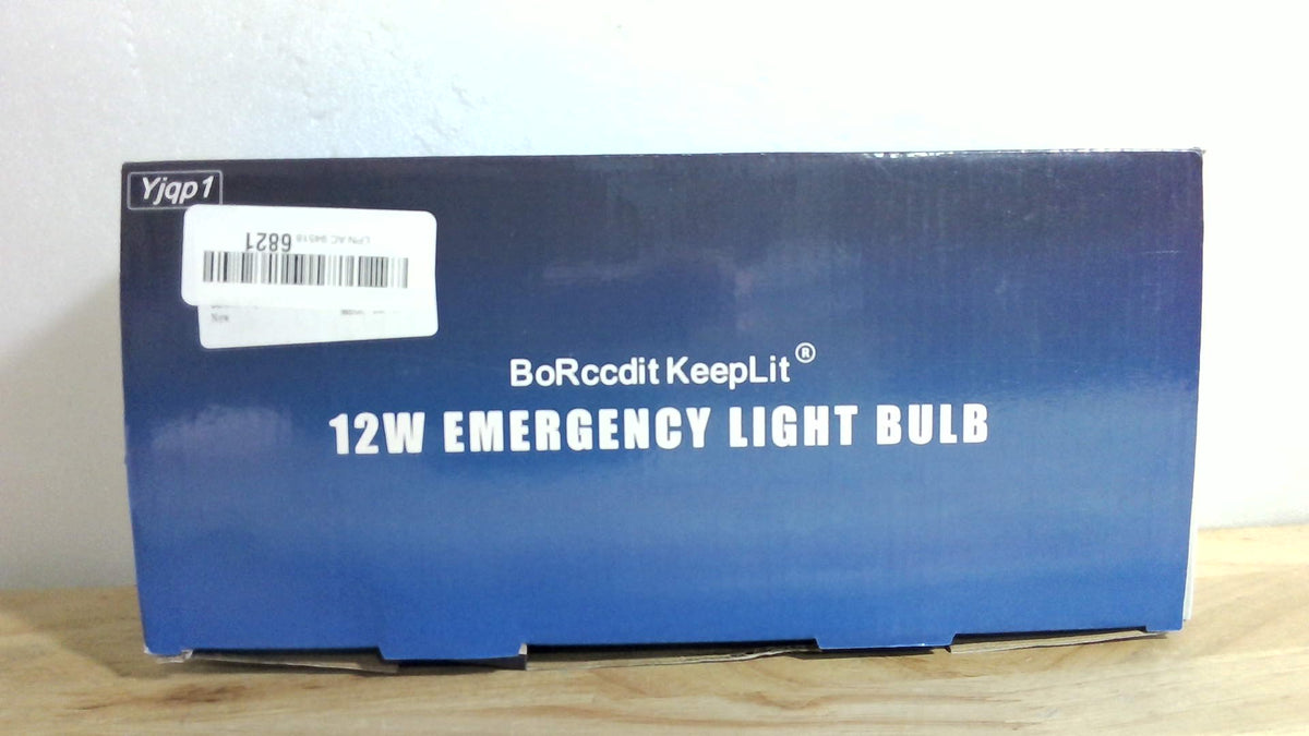 Bombillos LED Recargables de Emergencia KeepLit 6 Pack – 48H Batería, Se Encienden Solos en Apagón