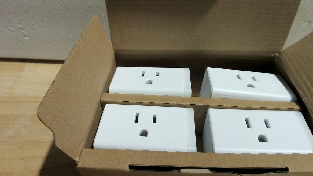 Enchufe Inteligente WiFi Kasa HS103P4 Pack x4 | Compatible Alexa y Google Home, 15A, Certificado UL — Sin Hub Requerido