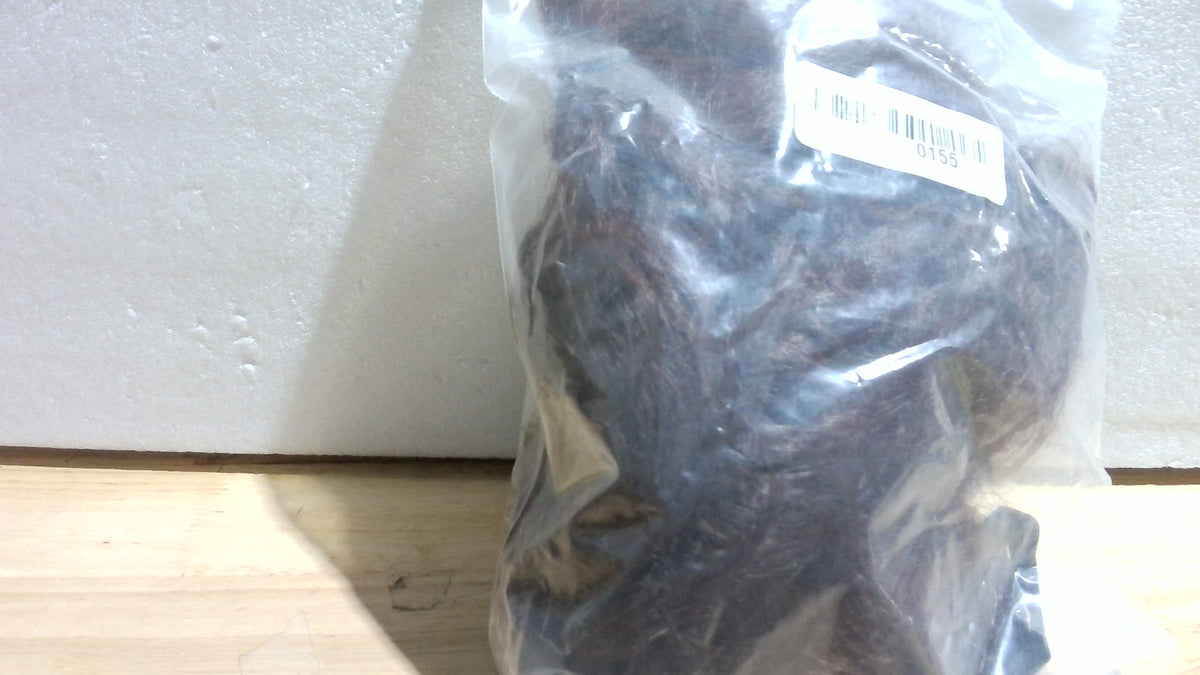 Peluca Colonial Marrón Miss U Hair para Hombres | Larga, Ondulada y con Polvo — Cosplay, Fiestas y Disfraces
