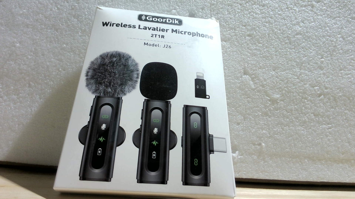 Micrófono Lavalier Inalámbrico USB-C con Clip y Reducción de Ruido (No Incluye Bolsa)