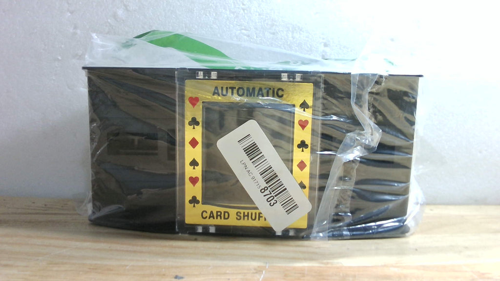 Mezclador Automático de Cartas FEIERYA Eléctrico a Pilas – Compatible con 1, 2, 4 y 6 Mazos para Juegos y Póker