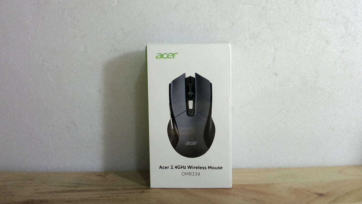 Ratón Inalámbrico Acer 2.4 GHz – 4000 DPI Ajustables, 6 Botones, Receptor USB-A, Para Oficina, PC, Portátil y Sobremesa, Manos Medianas y Grandes