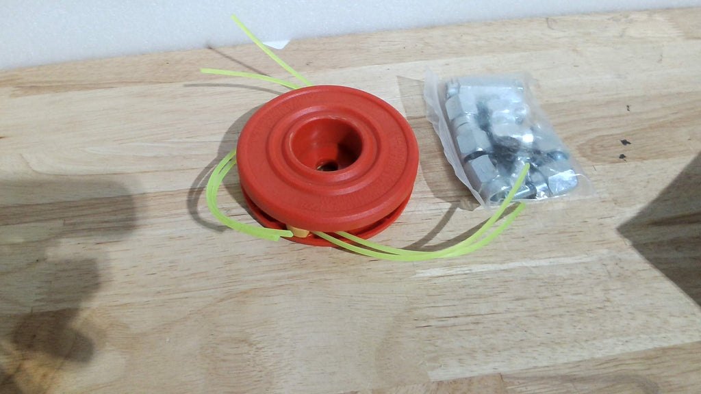 Cabezal Universal para Desbrozadora H011 – Fácil Carga, Compatible con Gasolina y Eléctrica, Incluye 15 Hilos