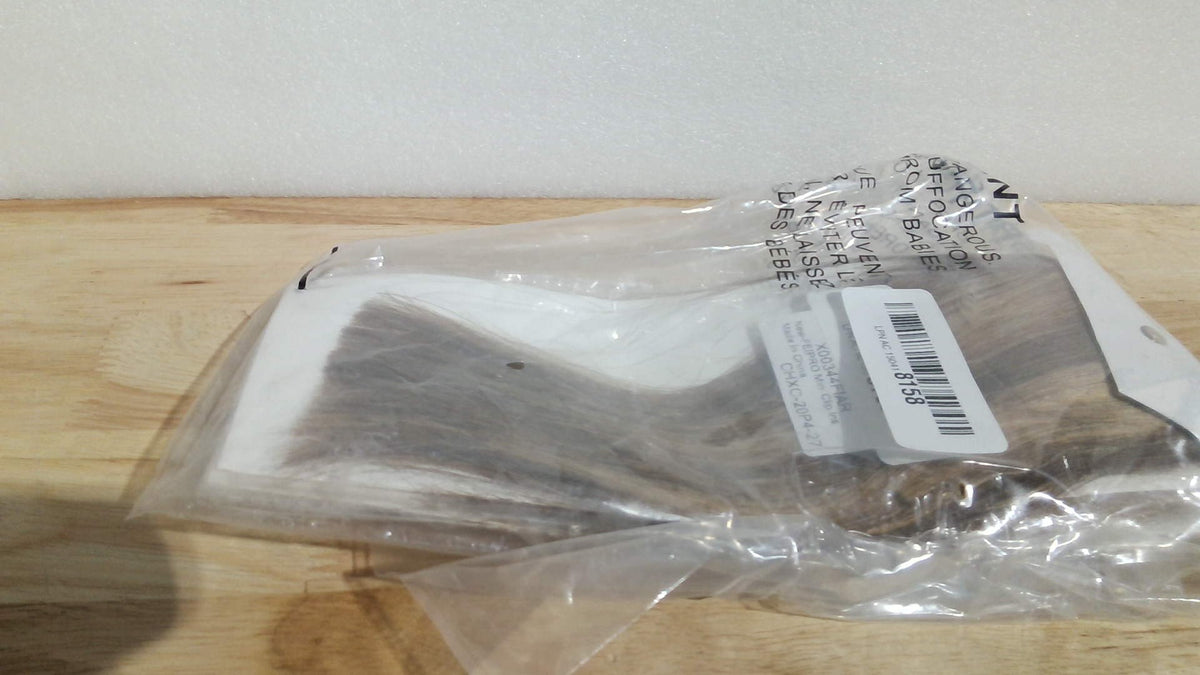 Extensiones de Cabello Humano Remy FEIPRO con Clip 8" – Doble Trama, Una Pieza, Color #P4/27 Marrón Medio/Rubio Oscuro