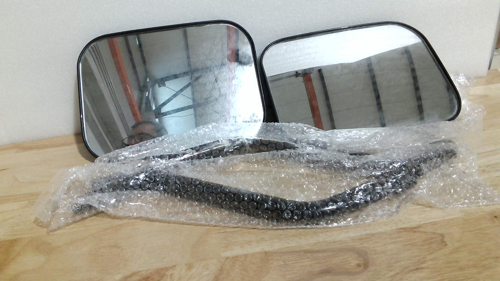 Espejos Retrovisores BETOOLL para Jeep Wrangler Sin Puertas – Bisagra Lateral, Compatible con JK, CJ, JKU, LJ, JL y Unlimited