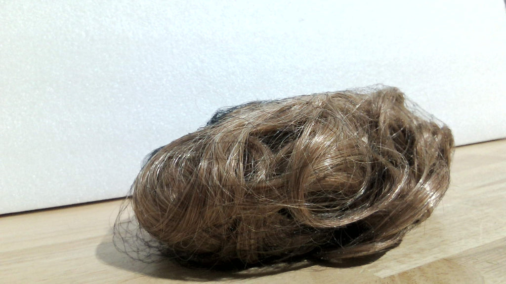 Extensión de Coleta REECHO 30 cm – Rizada Ondulada con Pinza, Rubio Oscuro, para Mujer