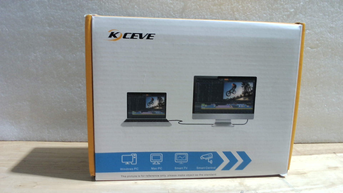 Conmutador KVM HDMI Doble Monitor KCEVE – 2 PCs y 2 Monitores, USB 3.0, 4K 60Hz, Pantalla Extendida y Función EDID