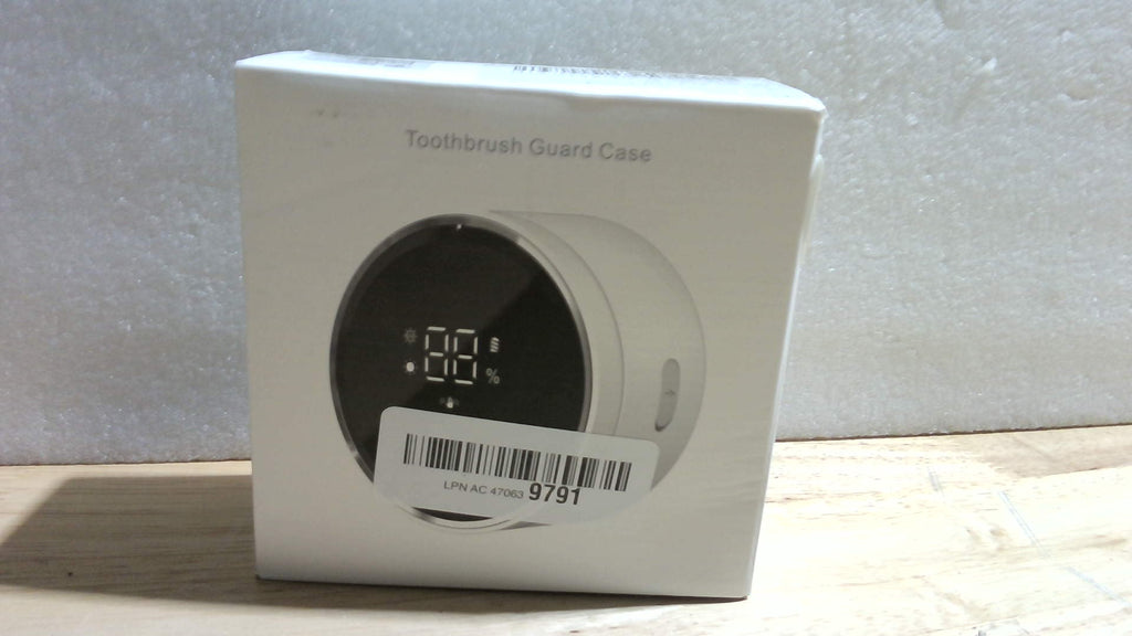 Esterilizador y Soporte para Cepillos de Dientes de Pared – Tapa Autoinductiva, Secado al Aire, Compatible con Cepillos Eléctricos y Manuales