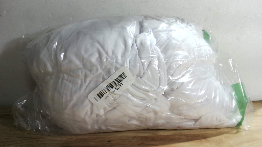 Manteles de Spandex Elástico Obstal Blanco Pack 2 – 244x76x76 cm, Ajustables para Mesas Plegables, Fiestas y Eventos