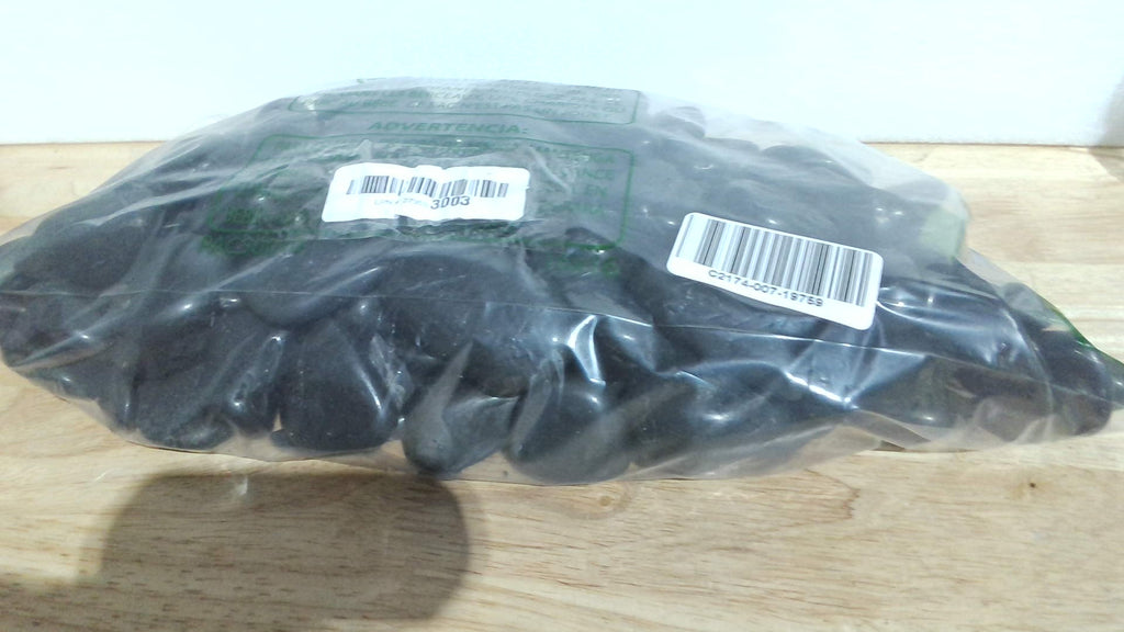 Piedras de Río Negras 7,25 kg (16 lb) – Guijarros Naturales Pulidos 2,5-5 cm para Plantas, Acuarios, Paisajismo y Decoración