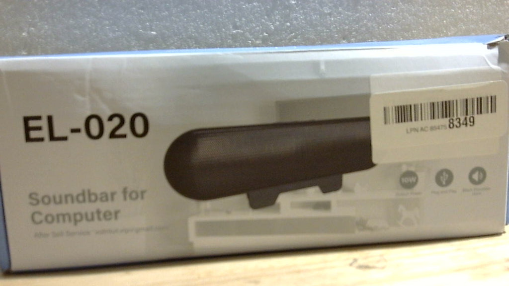 Soundbar EL-020 para Computadora | Barra de Sonido con Cable Auxiliar | 1 Unidad