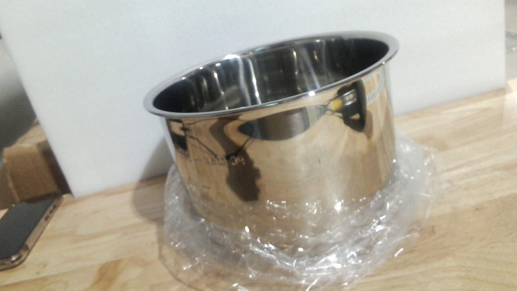 Olla Interior Original Instant Pot 6 Cuartos – Acero Inoxidable, Compatible con IP-DUO, LUX y CSG (IP-POT-SS304-60)