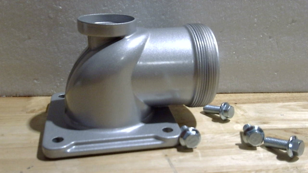 Abliubale Salida Roscada NPT 3'' con 4 Pernos – Repuesto para Bomba de Agua Honda WB30 / WB30XT3A