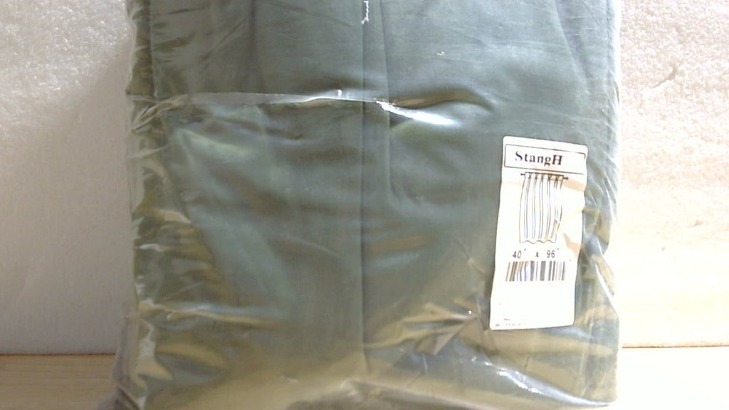 StangH Cortinas de Terciopelo Plisado – 2 Paneles 40x96'', Verde Musgo, Opacas con Ganchos, Aislamiento Térmico
