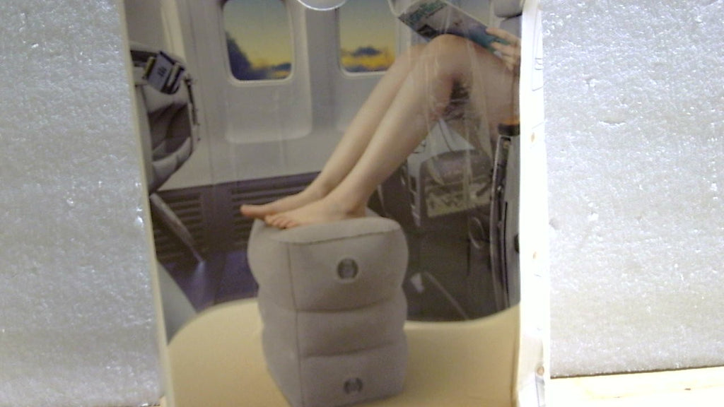 Almohada Inflable Reposapiés JefDiee – Cama Infantil con Forma de Avión para Viajes, Oficina y Hogar