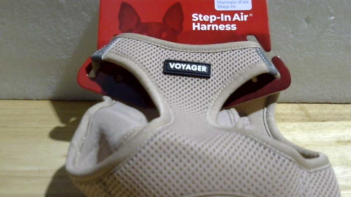 Arnés Antitirones Best Pet Supplies Voyager Step-in Air – Malla Reflectante Caqui Talla S