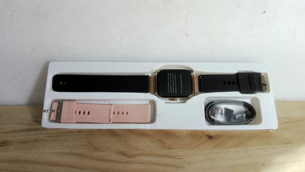 Reloj inteligente con 4 bandas, reloj de seguimiento de fitness de 2.0 pulgadas (marcación/respuesta de llamadas) con monitor de frecuencia cardíaca, presión arterial/oxígeno en sangre