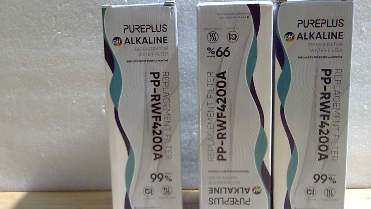 Filtro de agua para refrigerador PUREPLUS Alkaline DA97-17376B, repuesto para Samsung HAF-QIN/EXP, DA97-08006C, RF28R7351SG, RF28R7201SR, RF28T5001SR, RF24R7201SR, RS27T5200SR, RF23M8590SG, RWF4200A, paquete de 3