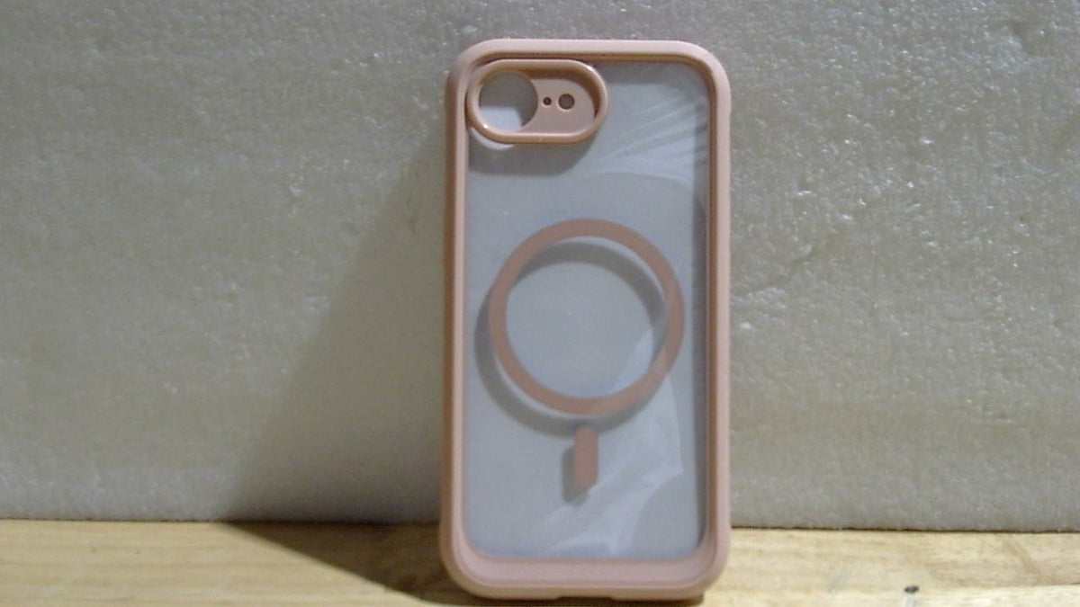 Funda Miracase para iPhone 17e y iPhone 16e, protección integral con protector de pantalla de cristal integrado, [magnética con MagSafe], resistente a caídas de grado militar, para iPhone 17e/16e, 6.1 pulgadas, color rosa.