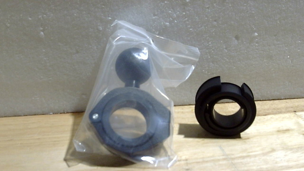 BRCOVAN Soporte de barra de riel redonda grande de 1.5'' con bola, aleación de aluminio, apto para jaulas antivuelco de ATV y UTV de 1.5'', 1.65'', 1.75'', 1.85'' y 2'' de diámetro, apto para brazos de doble rótula de tamaño C de RAM Mounts