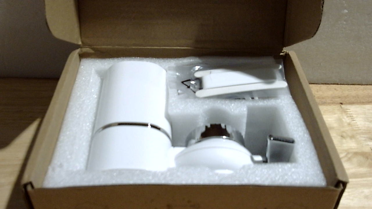 Filtro de agua para grifo Vortopt, para fregadero, T1 de flujo rápido - Sistema de filtración de agua para grifo de 400 galones, certificado por NSF. Reduce el cloro y el mal sabor con 1 unidad de repuesto.