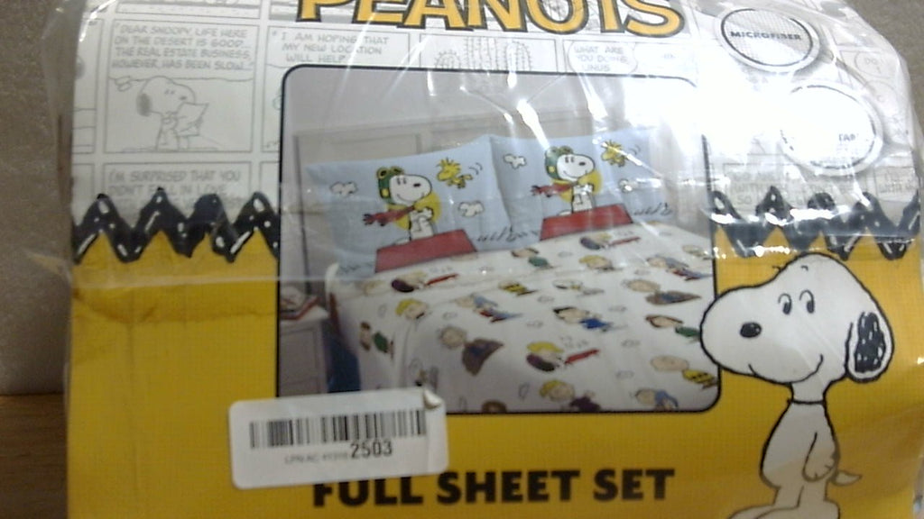 FALTAN LAS FUNDAS - Juego de sábanas de microfibra supersuave para cama matrimonial de Snoopy de Peanuts