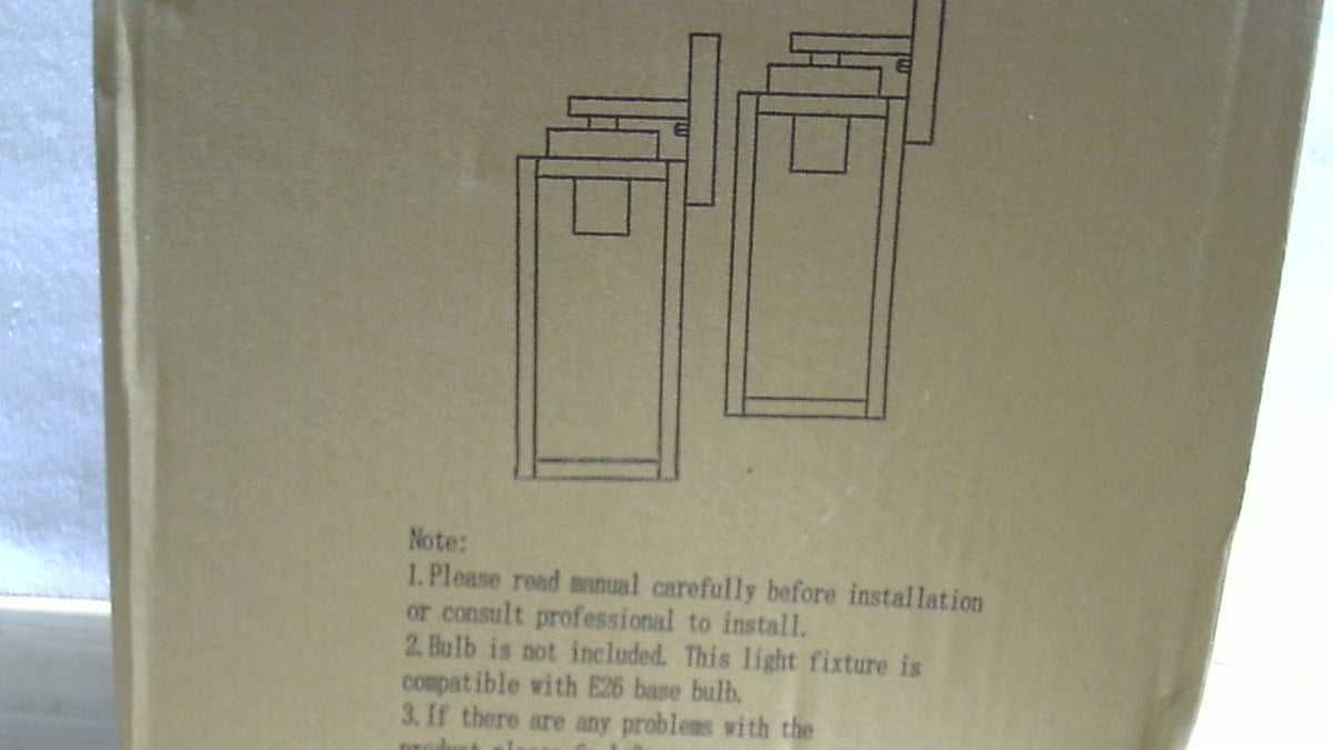 Apliques de pared para exteriores BesLowe, faroles de pared impermeables para exteriores, apliques de porche marrones con casquillos E26, luces exteriores modernas para patio, puerta principal y entrada, paquete de 2