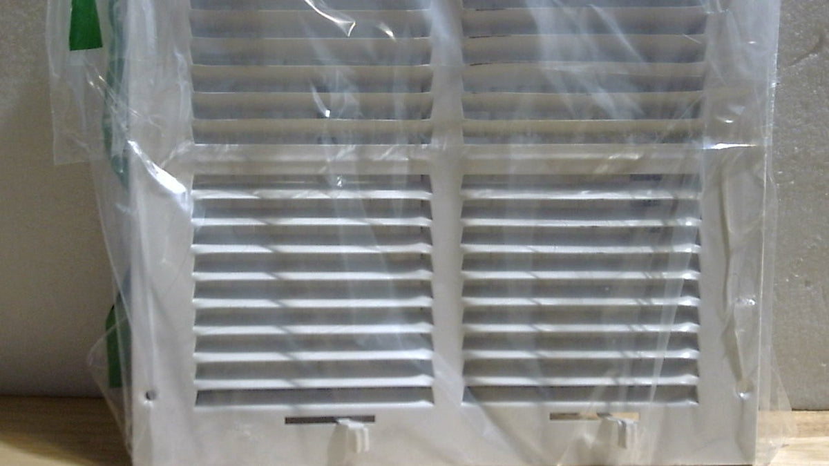 VIENE SIN TORNILLOS - Rejilla de ventilación de acero 10 x 10 para pared o techo