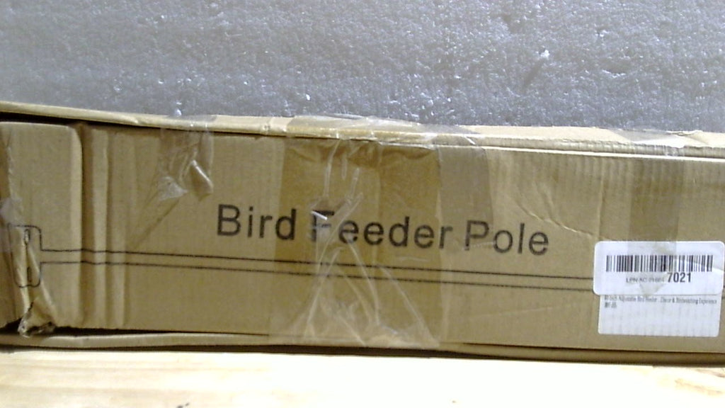 Poste ajustable de 80 pulgadas para comedero de pájaros, poste para casita de pájaros adecuado para comederos y casitas de pájaros, estación meteorológica, diseño resistente a la corrosión, mejora la decoración exterior