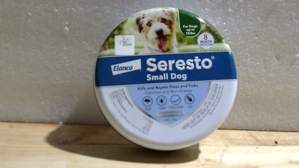 Collar Seresto para perros pequeños, recomendado por veterinarios, para el tratamiento y la prevención de pulgas y garrapatas en perros de menos de 8 kg (18 lb) | 8 meses de protección